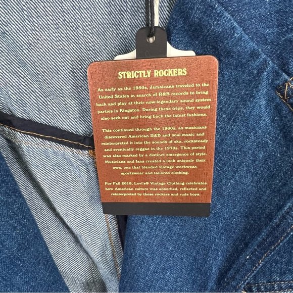 Levi's Vintage 1970s style Clothing DENIM BLAZER - size L - Picture 10 of 14